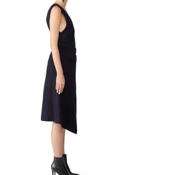 Goen.J Wool Pocket Wrap Dress - Picture 3 of 13